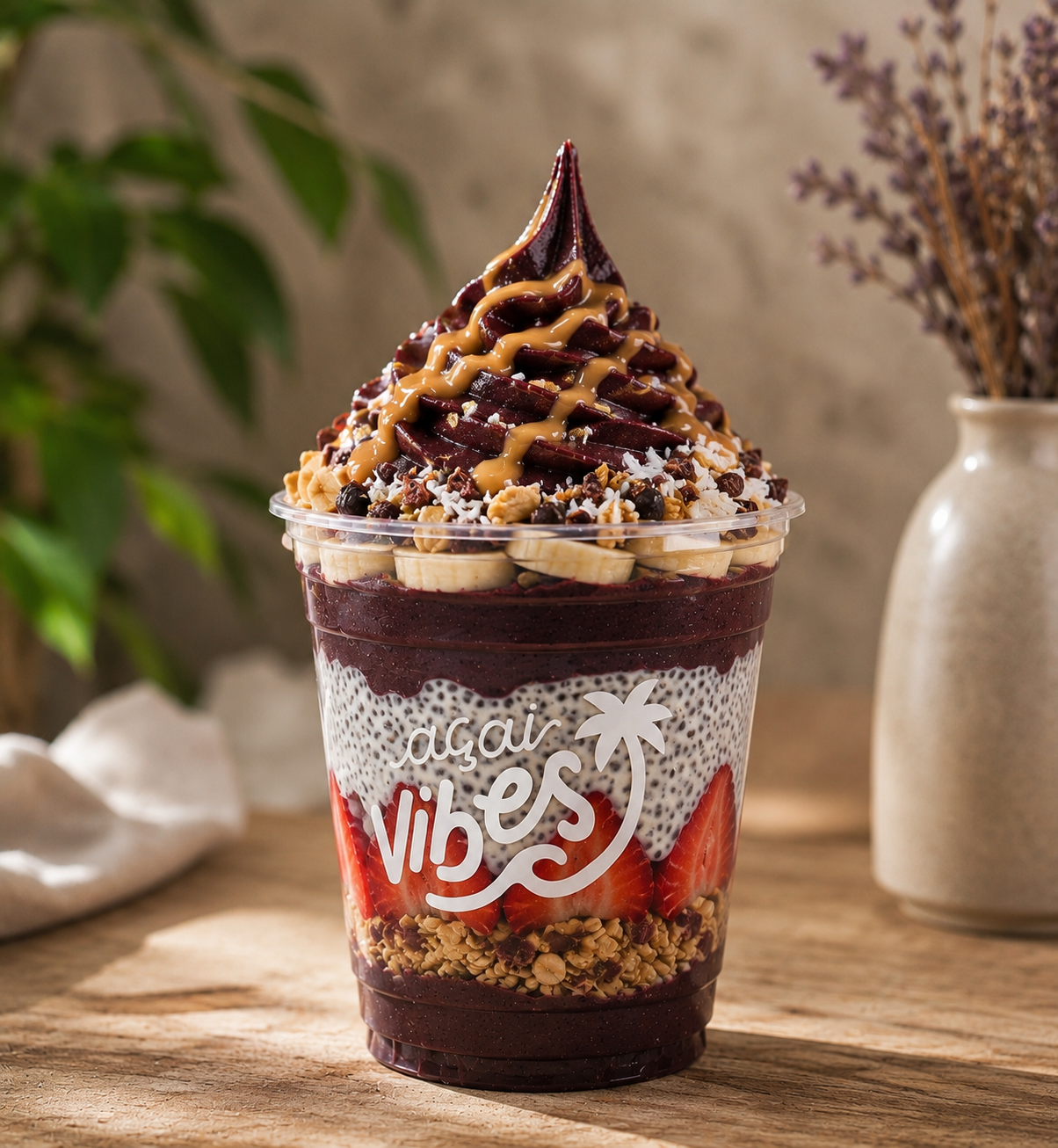 Chía Pudding + Açaí